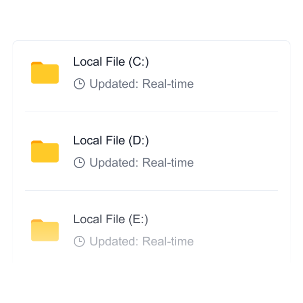Gety real-time file tracking
