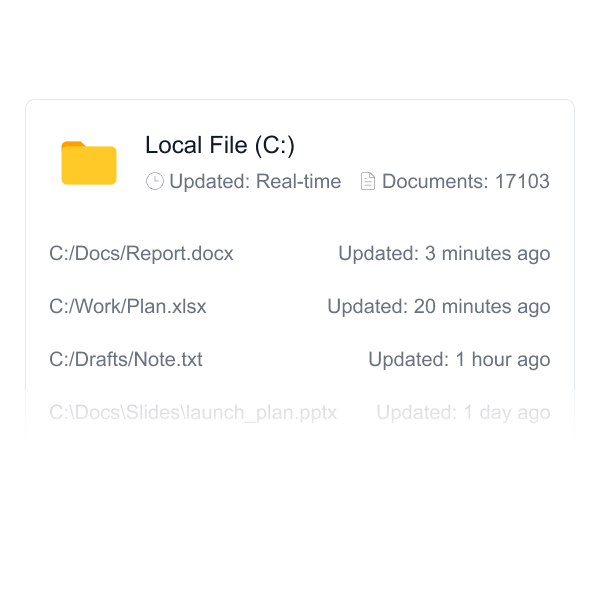 Gety incremental indexing