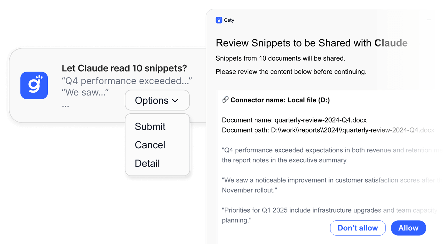 Gety privacy-first local search